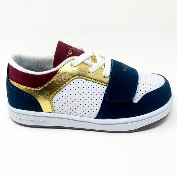 Creative Recreation Other - Creative Recreation Cesario Lo Gold Navy Burgundy White Toddler Sneakers